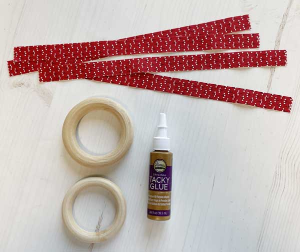 CT Make & Take Sweetwater Ring Garland Supplies